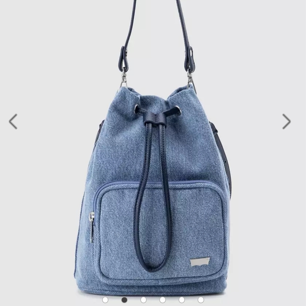 Levi's Denim Blue Women's Bucket Bag - Picture 13 of 14
